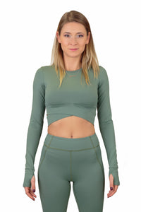 THE WOMEN'S LOCKER Shanti Crop Top