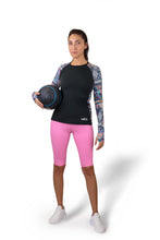 THE WOMEN'S LOCKER Aztec Rash Guard