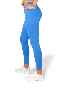 THE WOMEN'S LOCKER Azzurro high waist tights