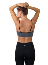 THE WOMEN'S LOCKER Touch gray sports bra