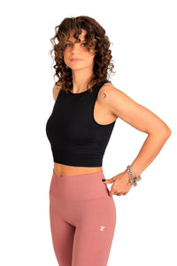 THE WOMEN'S LOCKER Opaque crop top