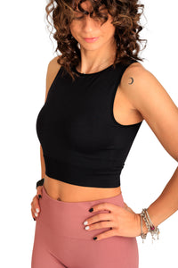 THE WOMEN'S LOCKER Opaque crop top
